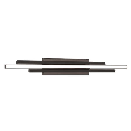 Afx Indra 36" LED Vanity - Black IDRV3605LAJUDBK